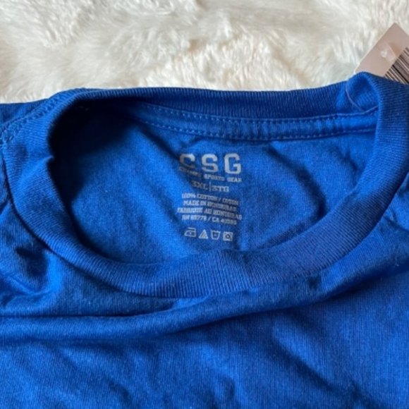 2/$40 Champs Sport Gear Blue Crew Neck Tshirt Mens Size 3XL NWT - Picture 5 of 9